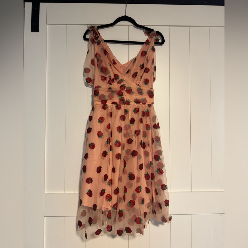Pink Strawberry Dress